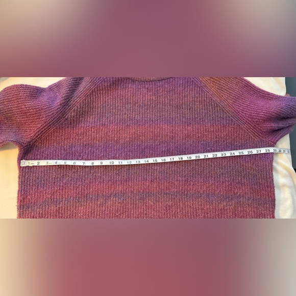 Women's Crewneck Ombre Pullover Sweater 2X - Picture 4 of 9